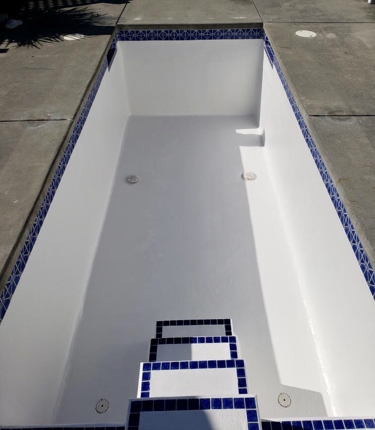 newly pool plastered in las vegas
