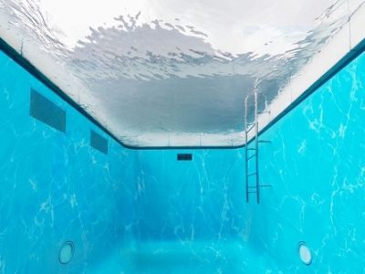 inside the swimming pool inside the swimming pool