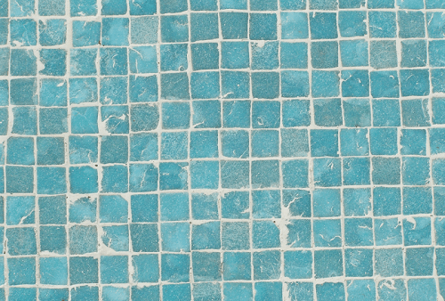 Faded pool flooring